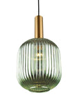Lampa Sufitowa Wisząca Szklana APP462-1CP Zielona 2