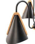 Lampa Sufitowa Skandynawska Trójramienna APP605-3C Czarna 2