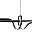 LAMPA WISZĄCA LED G038-CP CZARNA 2
