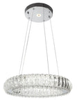 Kryształowa Lampa Sufitowa LED APP1040-CP + Pilot 2
