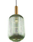 Lampa Sufitowa Wisząca Szklana APP459-1CP Zielona 2