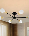 Lampa Pająk 6 APP501-6C Czarna 2