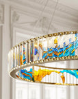 LAMPA SUFITOWA WISZĄCA LED APP1748-CP 60CM 2