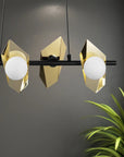 LAMPA SUFITOWA WISZĄCA APP1412-CP CZARNO/ZŁOTA 2