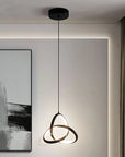 LAMPA SUFITOWA WISZĄCA LED APP1784-CP CZARNA 2