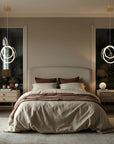 LAMPA WISZĄCA LED G021-CP Złota 2
