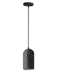 Lampa Wisząca Betonowa APP997-1CP B Czarna 2