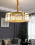 Lampa Kryształowa Wisząca APP1531-8CP4 Złota 7
