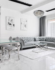 Kryształowa Lampa Sufitowa Plafon APP744-4C Cristal