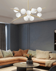Lampa Wisząca APP998-12CP Złota