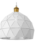 Lampa Sufitowa Wisząca Industrial Loft APP249 Biała