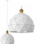 Lampa Sufitowa Wisząca Industrial Loft APP249 Biała