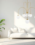 Lampa Sufitowa Wisząca Złota APP1584-6CP 6