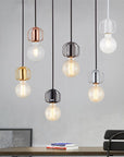 Lampa Sufitowa Wisząca Pojedyncza Loft APP593-1CP Różowe Złoto