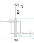 Lampa Wisząca APP1668-6CP Black 6