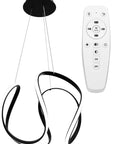Lampa Sufitowa Wisząca Nowoczesna LED + PILOT APP387-CP CZARNA
