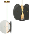 Lampa Sufitowa Wisząca Czarna App1675-cp Round 1