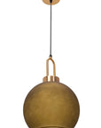 Lampa Sufitowa Wisząca Szklana Mat Kula 25cm APP627-1CP