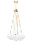 LAMPA SUFITOWA WISZĄCA APP1688-12CP Złota 3