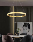 LAMPA SUFITOWA WISZĄCA LED APP1510-CP GOLD 3