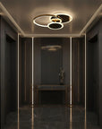 Lampa Sufitowa APP1710-C Plafon LED Złota + Pilot 3