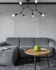 LAMPA SUFITOWA KLASYCZNA METAL LOFT APP737-6C Czarna 3