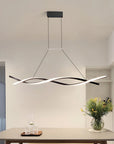 LAMPA SUFITOWA WISZĄCA LED LHJ020-CP CZARNA 3