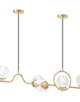 Lampa Wisząca APP1023-5CP Złota 3