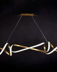 LAMPA WISZĄCA LED APP1777-CP ZŁOTA 3