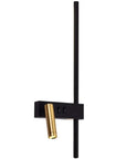 LAMPA ŚCIENNA KINKIET APP1439-2-W LEWY BLACK GOLD 3