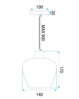 Lampa Sufitowa Boho APP1591-1CP 3