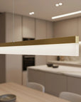 Lampa Wisząca LED APP1697-CP 200 Cm Złota Szczotkowana 3