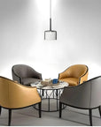 Lampa Sufitowa Wisząca Szklany Klosz APP1701-1CP GREY A 3