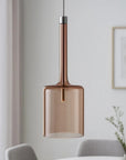 Lampa Sufitowa Wisząca Szklany Klosz APP1699-1CP AMBER B 3