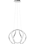 Lampa Sufitowa Wisząca Nowoczesna LED + PILOT APP385-CP CHROM 3