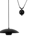 LAMPA SUFITOWA WISZĄCA APP1450-1CP Czarna 3