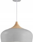 Lampa Sufitowa Wisząca Pojedyncza Bari Szara APP182-1CP 3