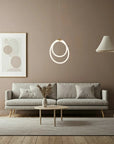LAMPA WISZĄCA LED G021-CP Złota 3