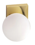 Lampa Ścienna Kinkiet Szklana Kula APP1009-1W Złota 3