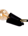 Lampa Wisząca 4-ramienna APP1708-4CP CZARNA + ZŁOTO 3