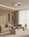 Lampa Sufitowa APP1712-C Plafon LED Czarna + Pilot 3