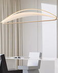 LAMPA SUFITOWA WISZĄCA LED G124-CP Złota 3