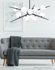 Lampa Wisząca APP999-12CP Czarna 3