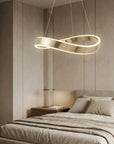 LAMPA SUFITOWA WISZĄCA SWE064-CP 40cm ZŁOTA 3