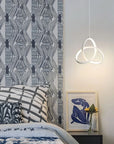 LAMPA SUFITOWA WISZĄCA LED APP1783-CP BIAŁA 3