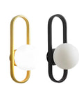 LAMPA ŚCIENNA KINKIET APP1756-1W BRUSH GOLD WHITE 3