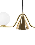 LAMPA SUFITOWA WISZĄCA Gold APP1662-5CP 3