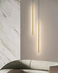 LAMPA SUFITOWA WISZĄCA LED APP1414-C GOLD 100cm 3