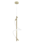 LAMPA WISZĄCA LED G015-CP JASNE ZŁOTO 3