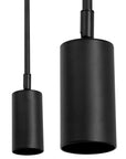 LAMPA SUFITOWA WISZĄCA APP609-1C Czarna 3